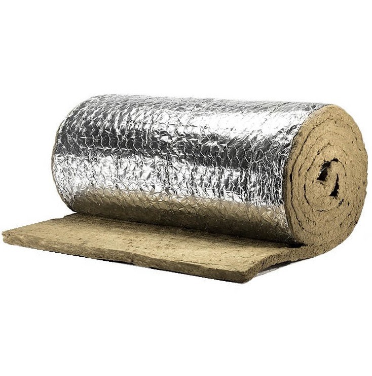 Утеплитель Rockwool Вайред Мат 80 Кашированный фольгированный 2000х1000х100 мм