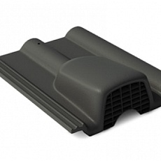 BRAAS Черепица вентиляционная Франкфуртская 420*330мм/12 шт под (черный)